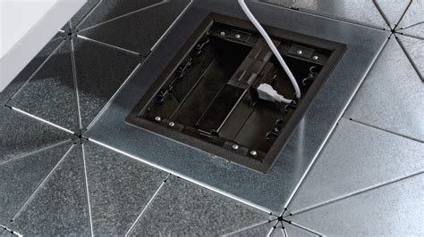 raised floor electrical boxes|low profile raised access flooring.